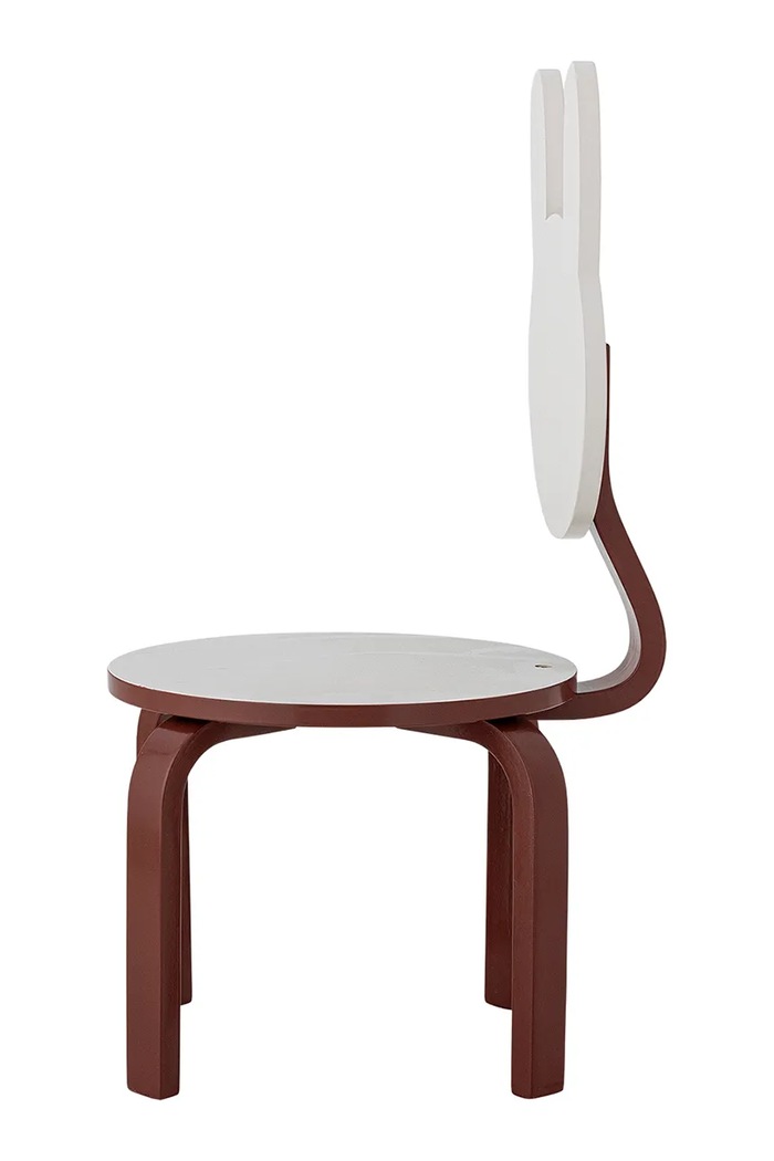 Salon i sypialnia Bloomingville Krzesło z płyty MDF 40 x 68 x 30 cm 82063158 multicolor