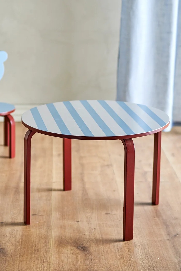 Stolik z płyty MDF 65 x 45 cm Bloomingville 82063159 multicolor