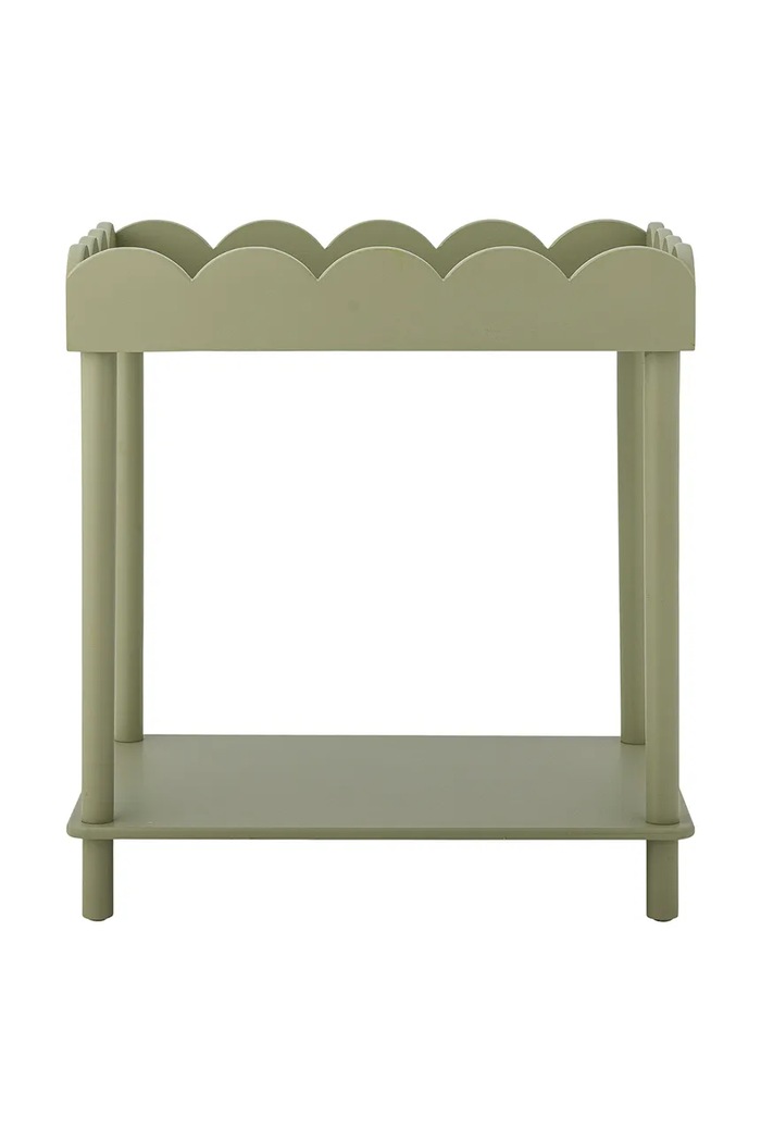 Bloomingville Stolik boczny z płyty MDF 60 x 68 x 40 cm zielony 82069417