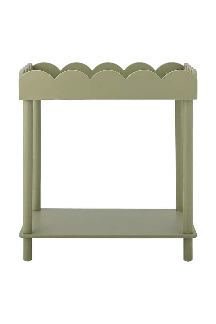 Bloomingville Stolik boczny z płyty MDF 60 x 68 x 40 cm zielony 82069417