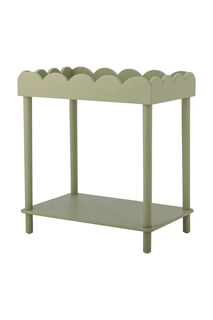 Bloomingville Stolik boczny z płyty MDF 60 x 68 x 40 cm 82069417 zielony AA00