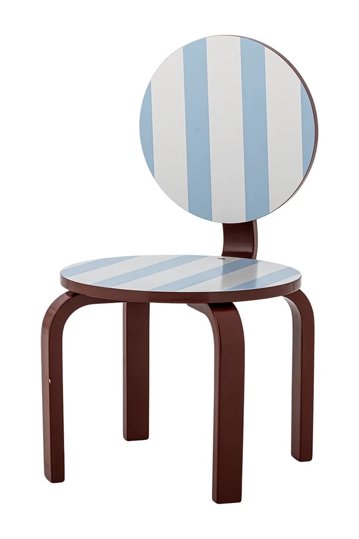 Bloomingville Krzesło z płyty MDF 40 x 58 x 30 cm 82063209 multicolor AA00