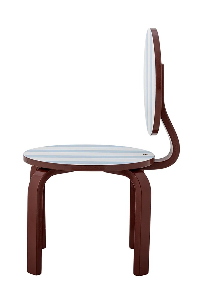 Salon i sypialnia Bloomingville Krzesło z płyty MDF 40 x 58 x 30 cm 82063209 multicolor