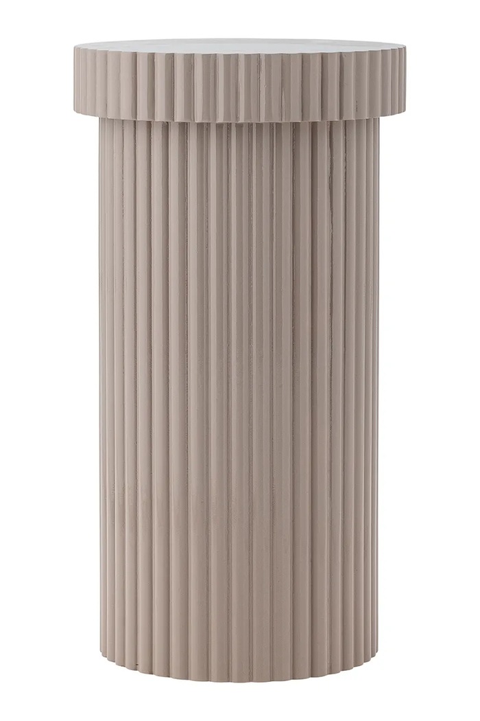 Bloomingville stolik boczny z płyty MDF 30 x 56 cm beżowy 82065255