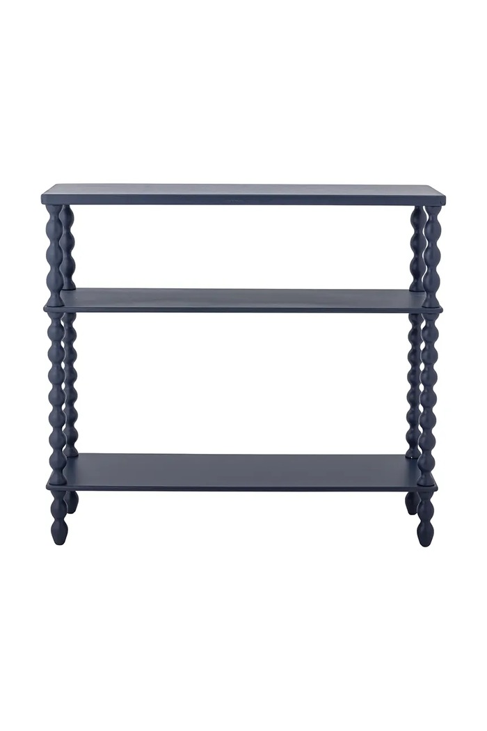 Bloomingville Stolik konsolowy z płyty MDF 90 x 81 x 30 cm granatowy 82069426