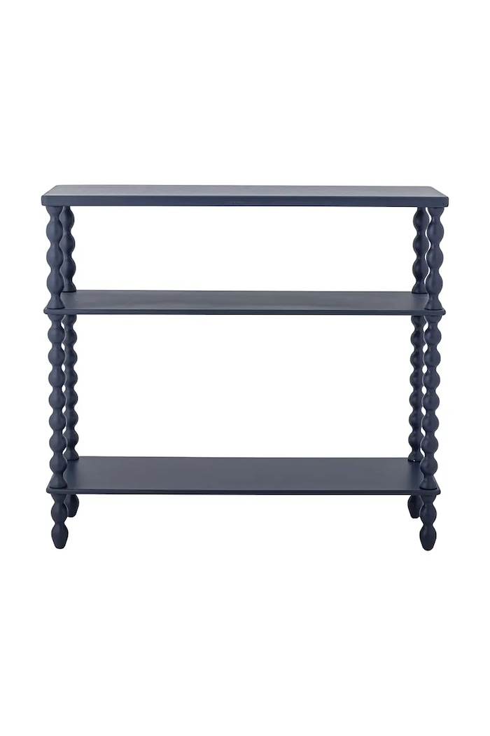 Bloomingville Stolik konsolowy z płyty MDF 90 x 81 x 30 cm granatowy 82069426