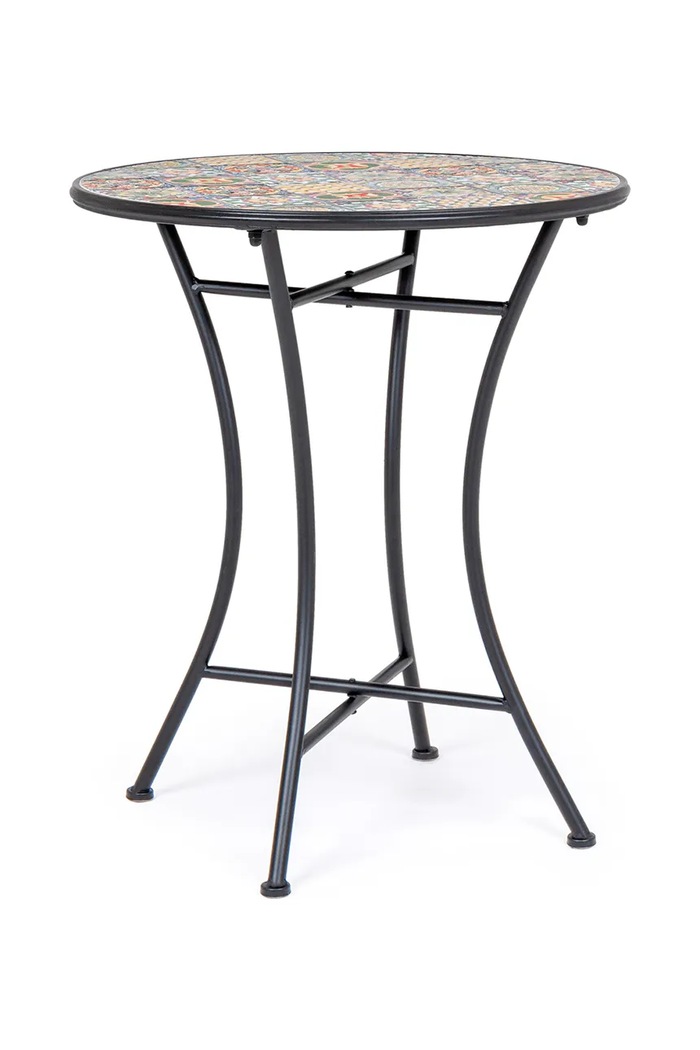 Bizzotto stolik ze stali 60 x 75 cm multicolor 806084.