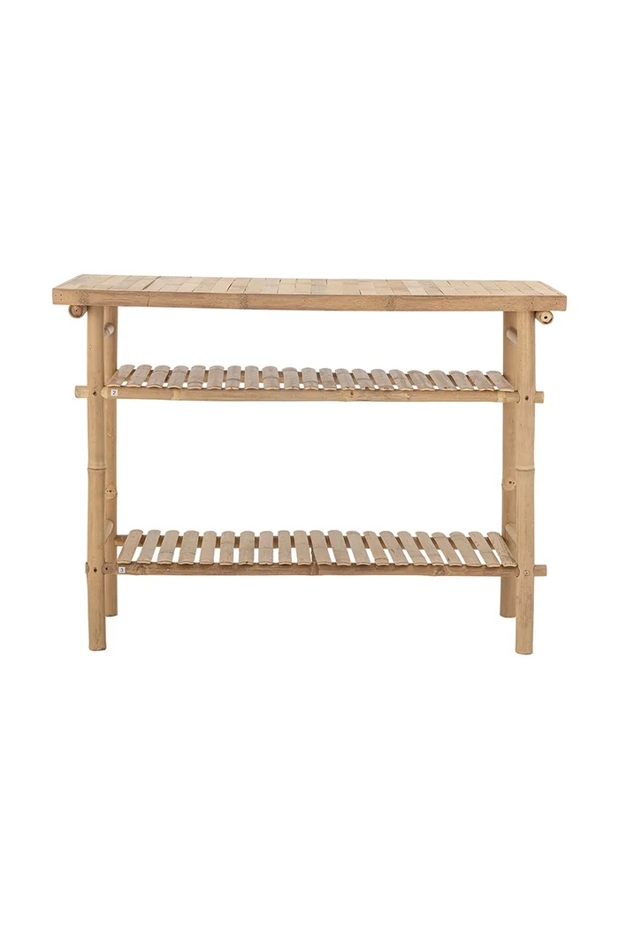 Bloomingville τραπεζάκι κονσόλας από ξύλο μπαμπού 100 x 85 x 40 cm μπεζ 82064962