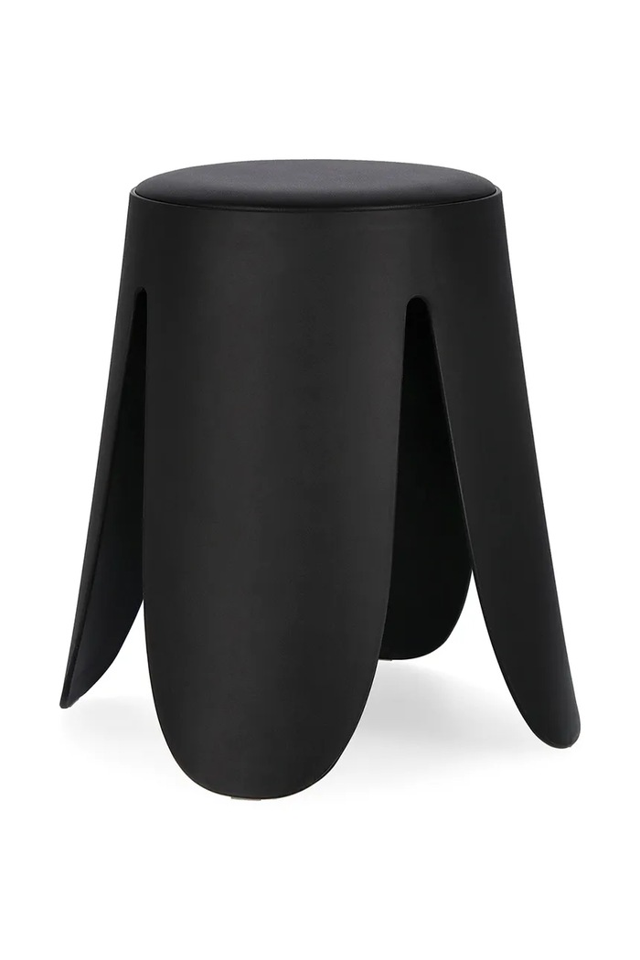 Bizzotto scăunel din plastic 37 x 47 cm negru 734378
