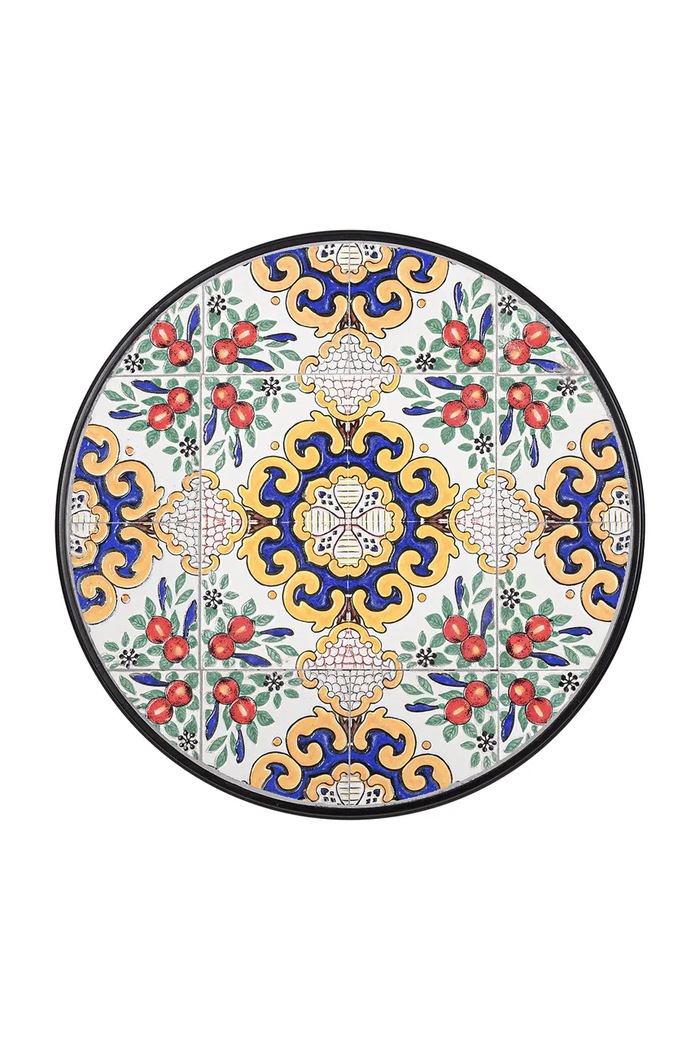 Bizzotto stolík z práškovo lakovanej ocele 60 x 75 cm 805081 viacfarebná AA00