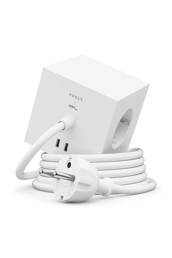 Magnetska kocka za punjenje Avolt Square 1, 3 m Opal White bijela SQ1.EUFC30.30WH