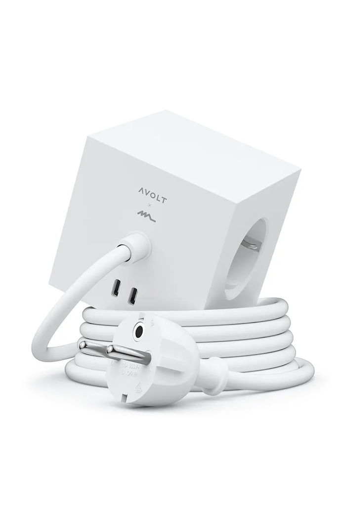 Magnetska kocka za punjenje Avolt Square 1, 3 m Opal White bijela SQ1.EUFC30.30WH