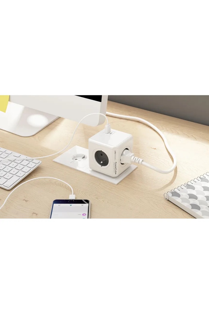 Življenjski slog Modularni razdelilnik PowerCube PowerCube Original USB A+C FR 10433/FROUAC bela