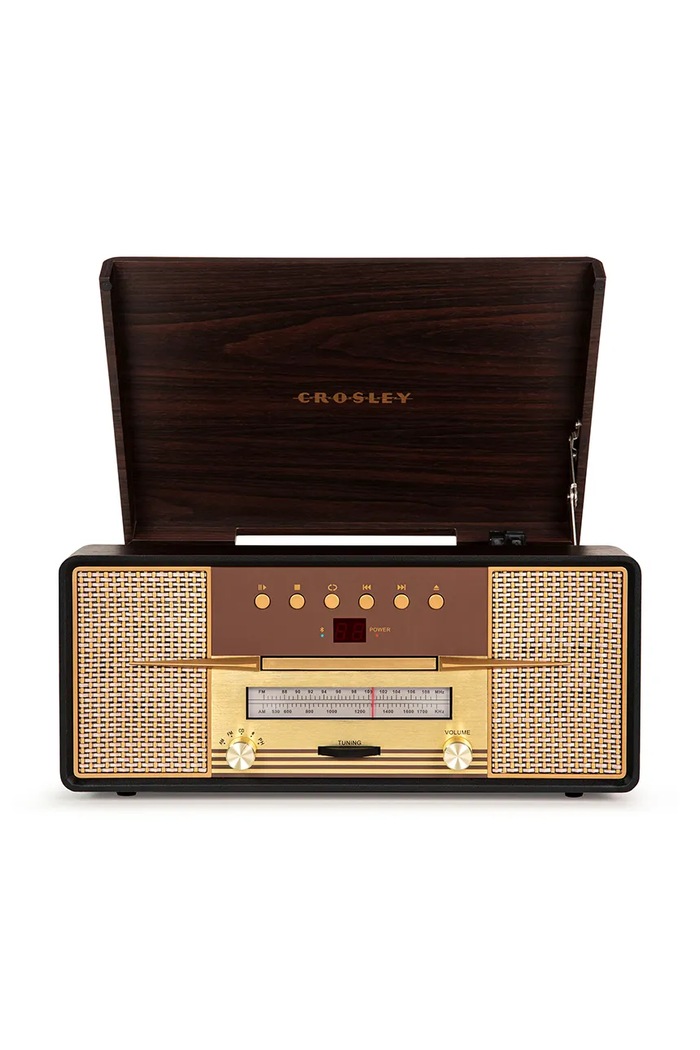 Crosley Valiză recorder Rhapsody 35,3 x 17,8 x 43,21 cm CR7016A.MA4 maro AA00