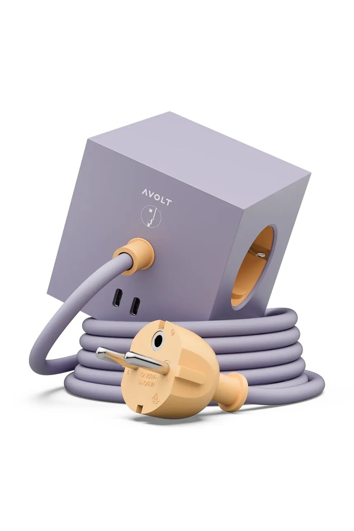 Avolt cub de încărcare magnetic Bauhaus-Archiv USB-C (30W) / 1.8m violet SQ1.EUFC20.18IN1
