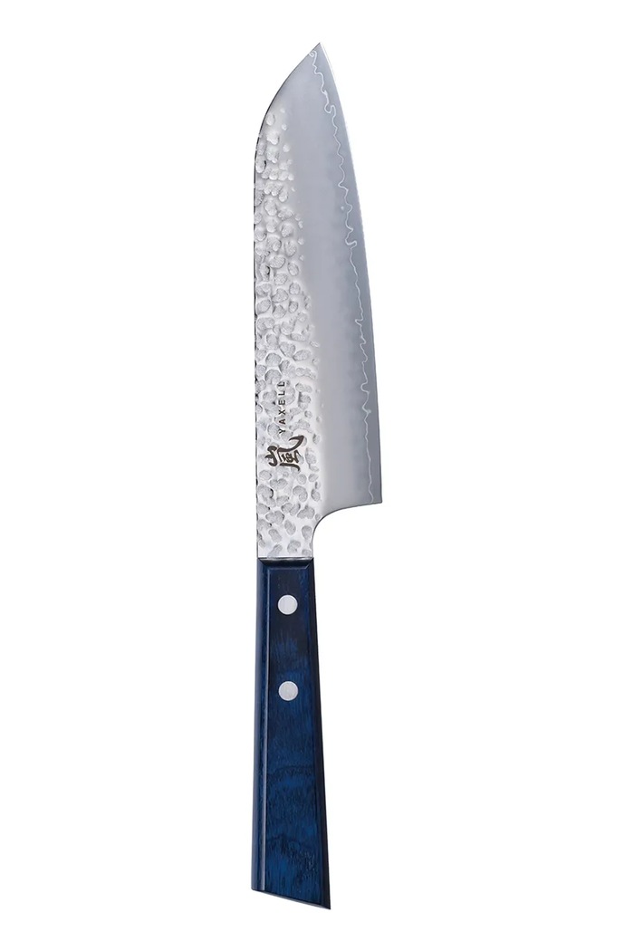 Kuchynský nôž Yaxell Santoku Blue Breeze 16,5 cm tmavomodrá 34601