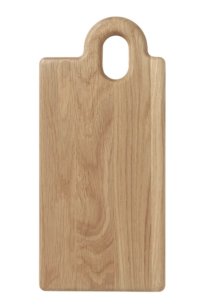 Broste Copenhagen Deska do krojenia z drewna dębowego Olina 14 x 30 x 1,4 cm brązowy 57000020