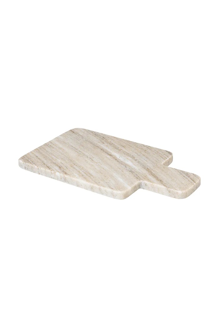 Broste Copenhagen Deska do krojenia marmurowa Adam 17 x 30 cm 70310626 beżowy AA00