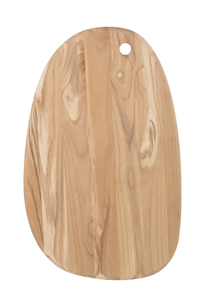 J-Line deska do krojenia drewniana 55 x 34 cm brązowy 57694