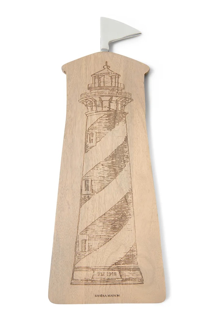 Riviera Maison deska do serwowania z drewna mango 20 x 52,5 x 1,6 cm brązowy 596740