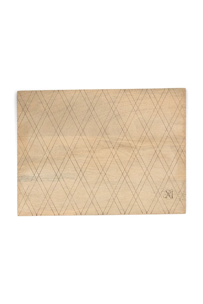 Riviera Maison deska do serwowania z drewna mango 40 x 30 x 1,5 cm brązowy 583790