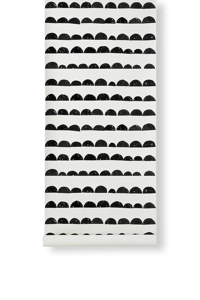 ferm LIVING tapet Half Moon multicolor 157.
