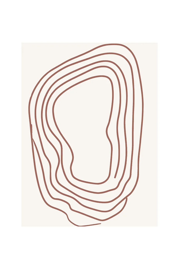 Grafika na akrilnom staklu ai art HARTMAN Geometric Abs šarena KB1929HAR.GEOAB14