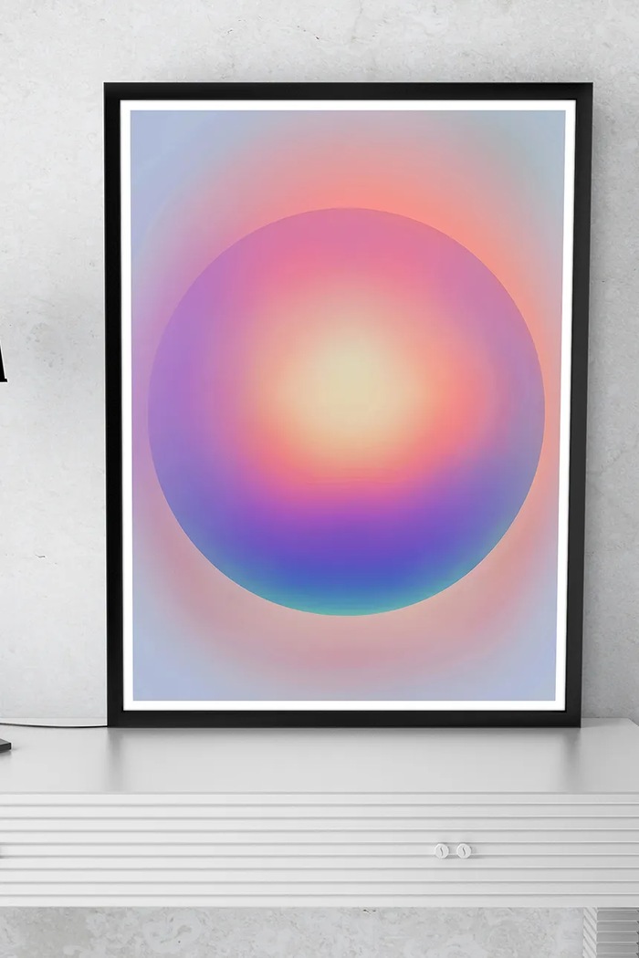HARTMAN a.i. art grafika akril üvegen Chroma Impulse 08, 30 x 40 cm KB1962HAR.CHROM08 többszínű AA00