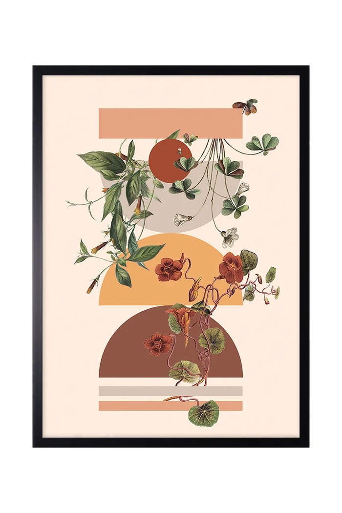 Nástěnná dekorace v rámu 50 x 70 cm vícebarevná 1541201.5236