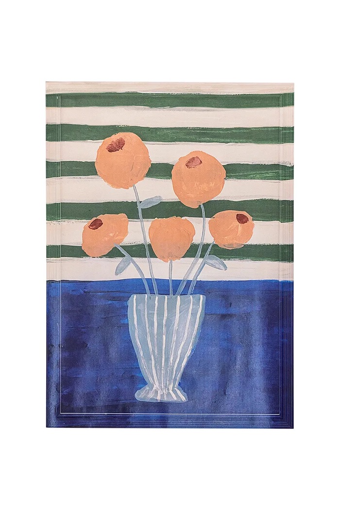 Bloomingville Стенна декорация в рамка Bloomingville Florinda 50 x 70 x 3 cm многоцветен 82063074