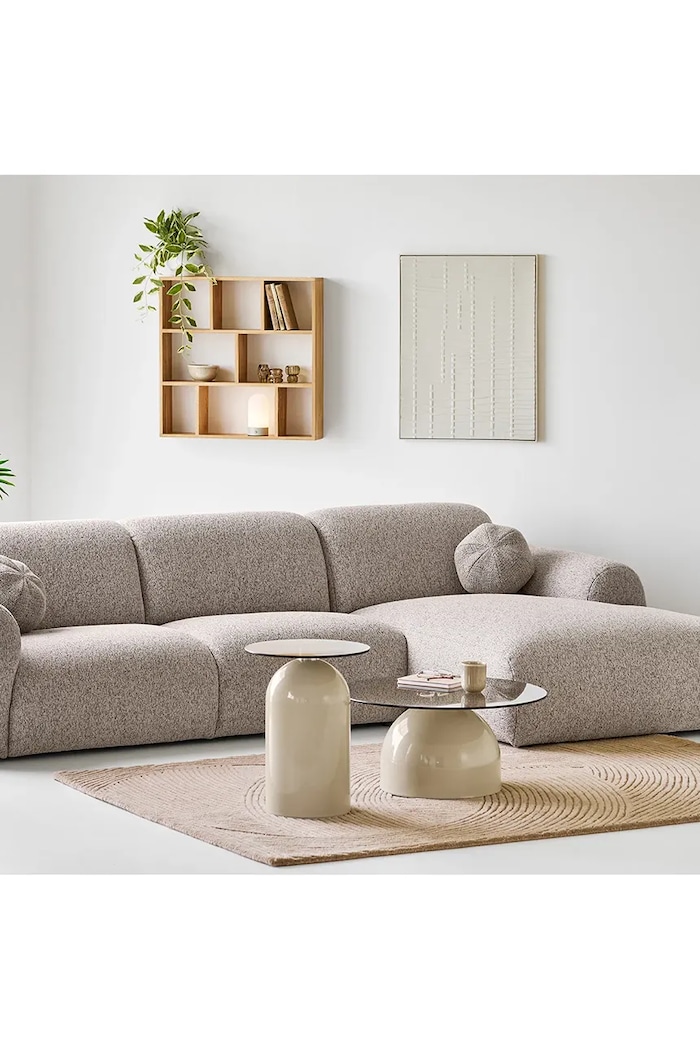 House Nordic dekoracja ścienna w ramie Ena 60 x 80 cm 4991014 beżowy