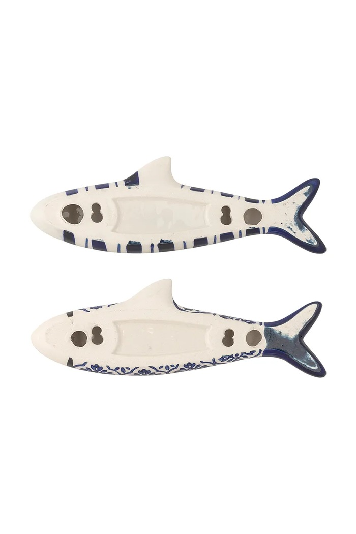 Bloomingville decoratiuni de perete Dunne 26 x 9 cm 2-pack 82065381 bleumarin AA00