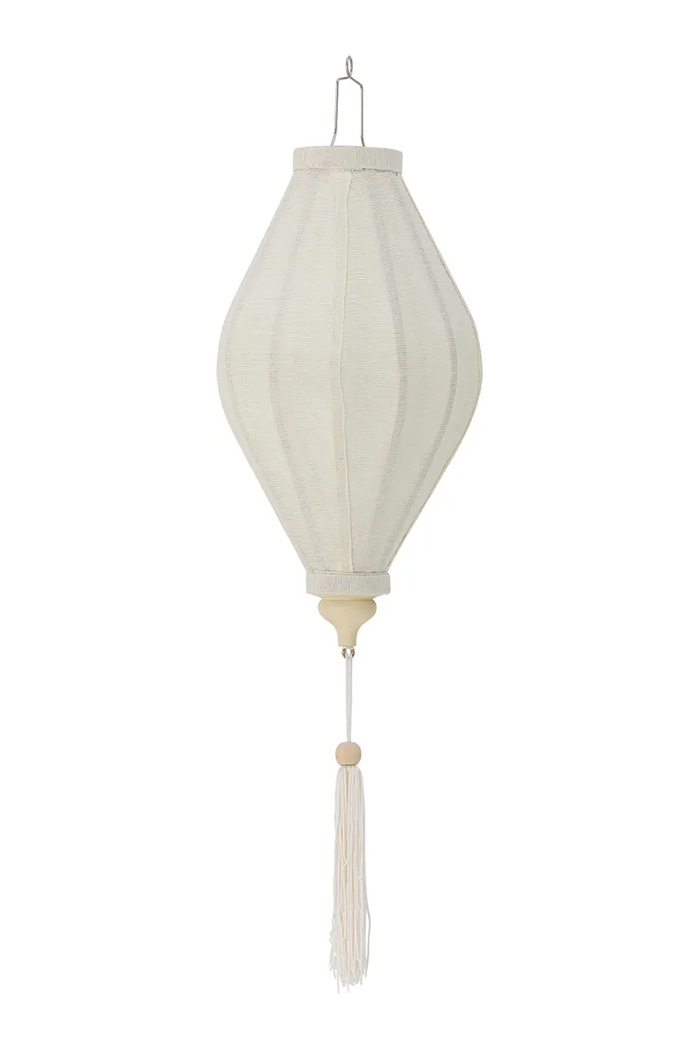 Висяща украса Bloomingville Pomp 20 x 39 cm бял 82065267