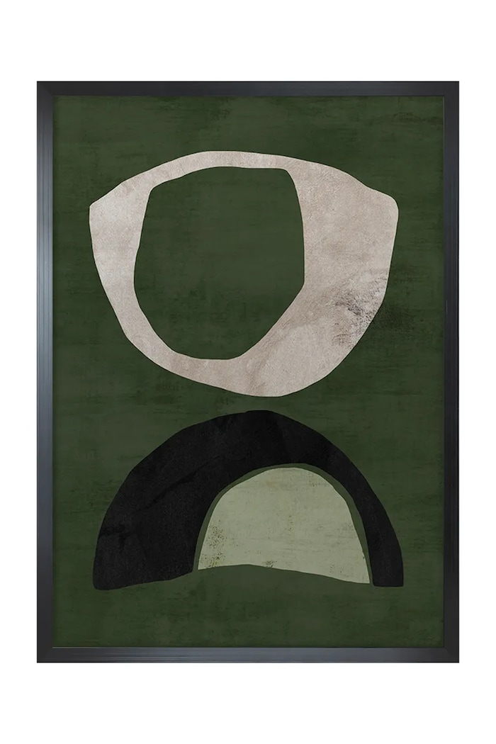 dekoracja ścienna w ramie 50 x 70 cm zielony 15.41.201.25168