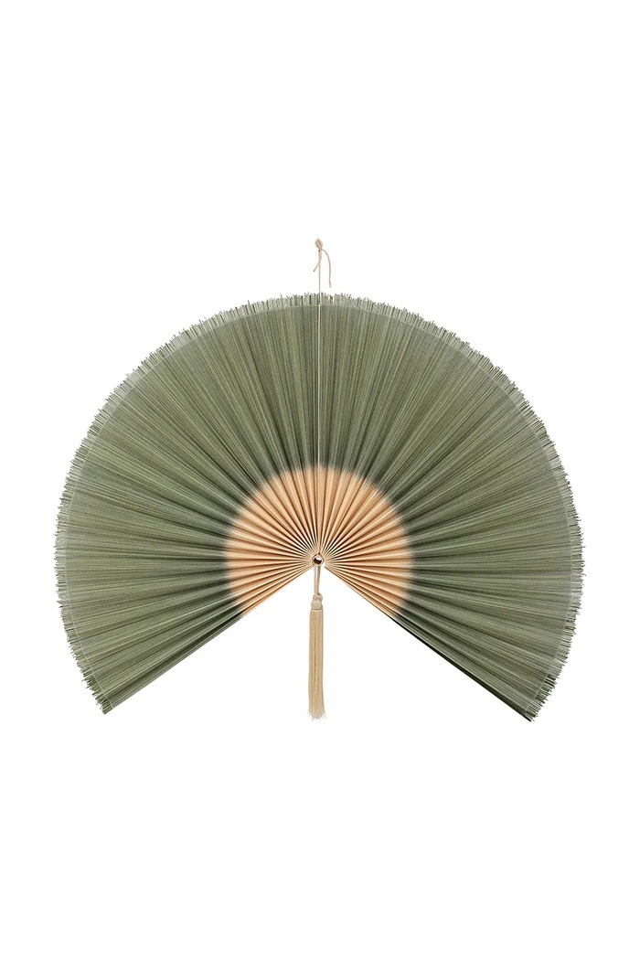 Bloomingville Fali dísz bambusz 145 x 110 cm zöld 82065432