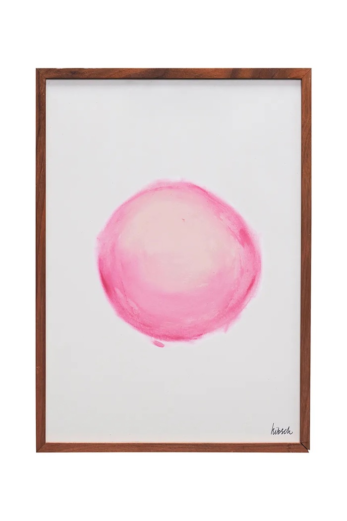 Hübsch dekoracja ścienna z drewna orzechowego 32 x 2 x 44 cm multicolor 881925