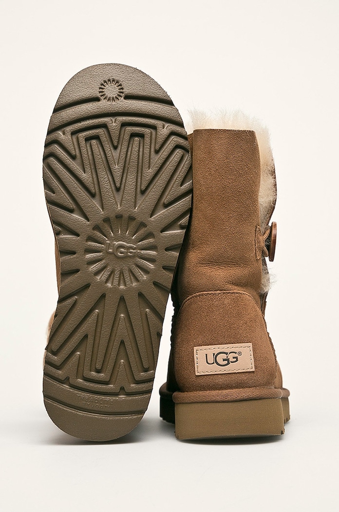 UGG - Μπότες W Bailey Button II καφέ 1016226.CHESNUT