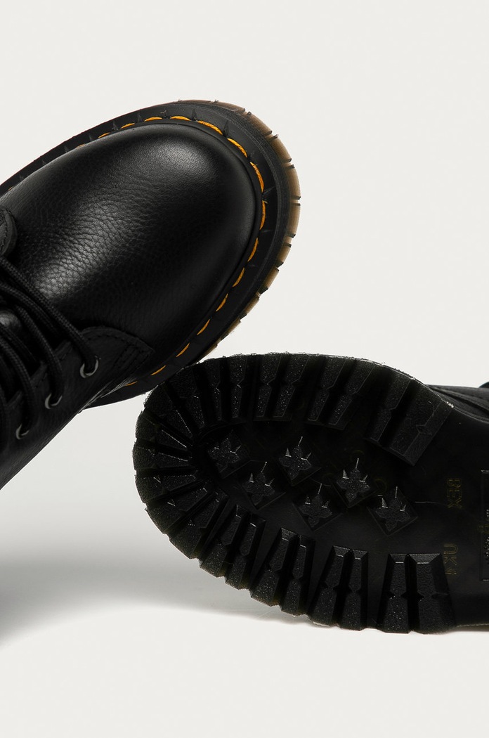 Δερμάτινα workers Dr. Martens Jadon Fur Lined μαύρο DM25637001