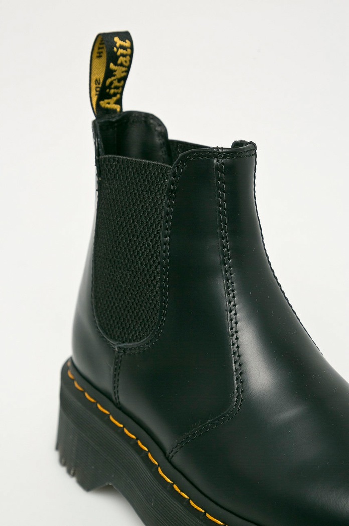 Dr. Martens - Kožené topánky Chelsea 2976 Quad DM24687001 čierna
