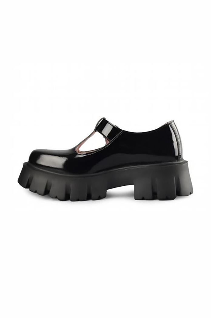 Boty Polobotky Altercore JANE.BLACK JANE.BLACK.PATENT černá