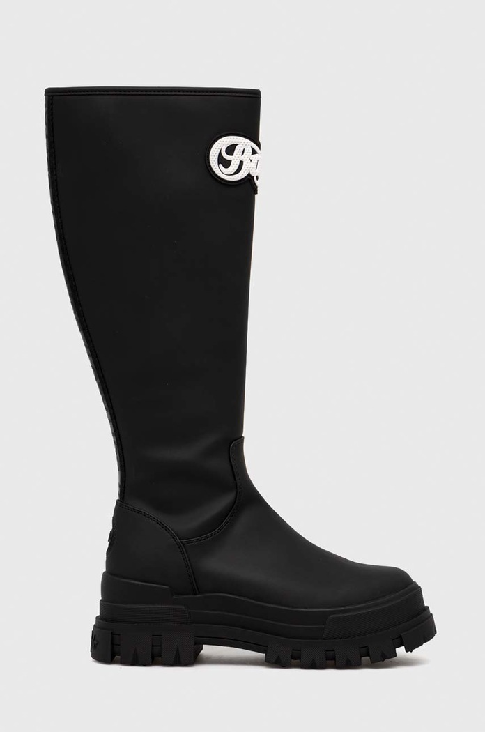 Buffalo csizma Aspha Rain Hi nem szigetelt fekete 1214006.BLK