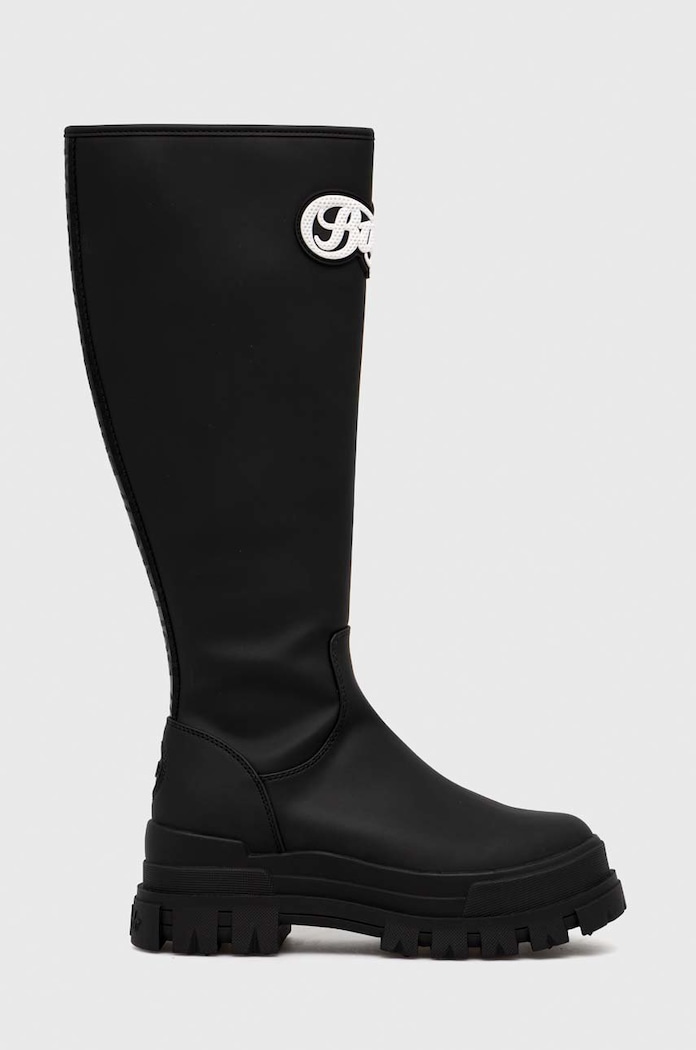 Buffalo csizma Aspha Rain Hi nem szigetelt fekete 1214006.BLK