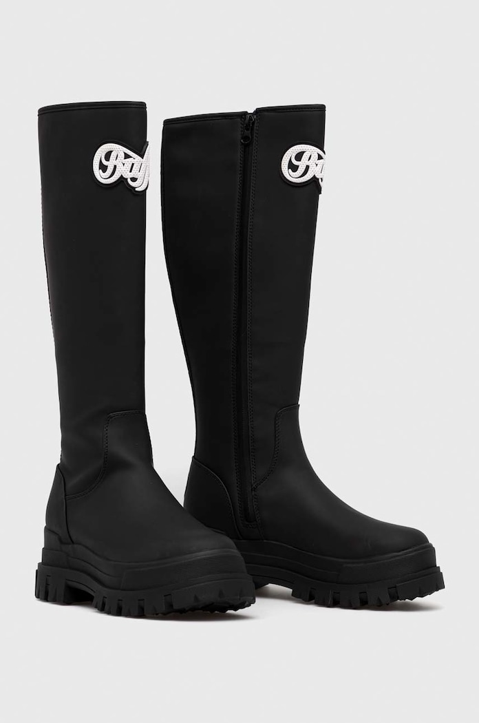 Buffalo csizma Aspha Rain Hi 1214006.BLK fekete AA00