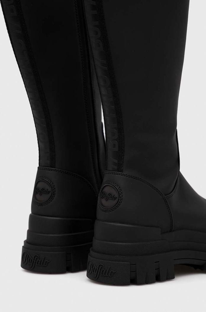 Cipők Buffalo csizma Aspha Rain Hi 1214006.BLK fekete