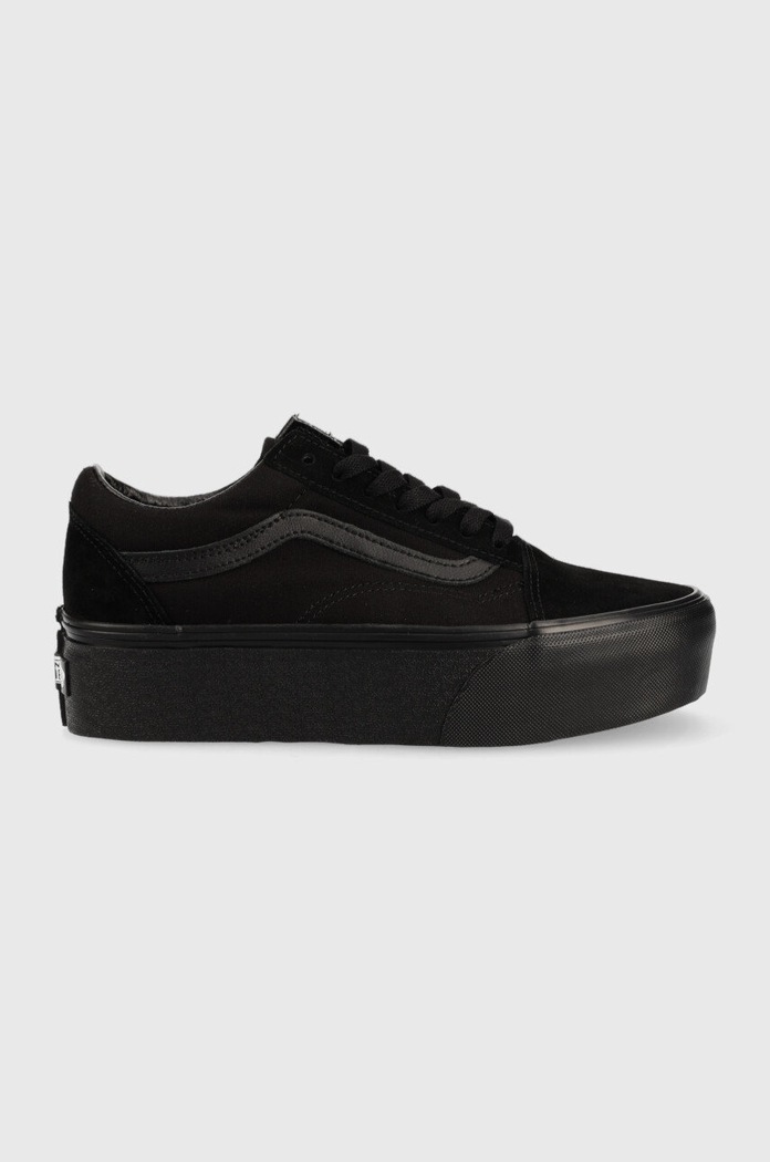 Vans tenisówki Old Skool Stackform skóra zamszowa czarny VN0A7Q5MBKA1