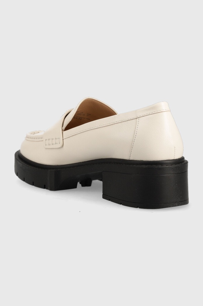 Încălțăminte Coach mocasini de piele Cb990 Leah Loafer CB990.CHK bej