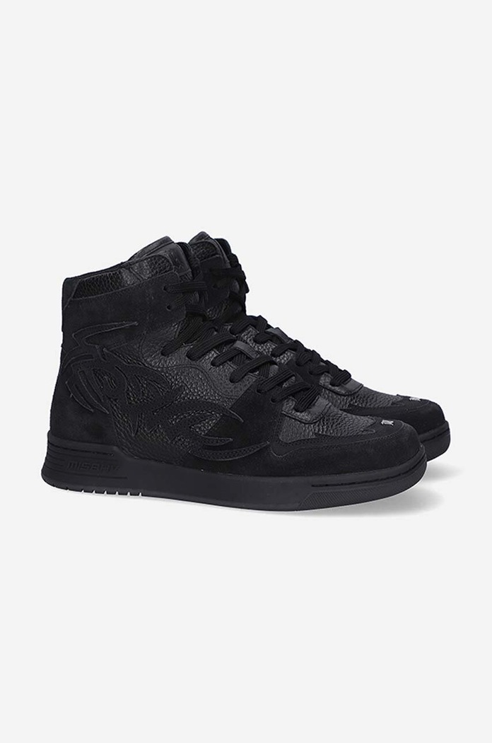 MISBHV leather sneakers Court 022BW409 black