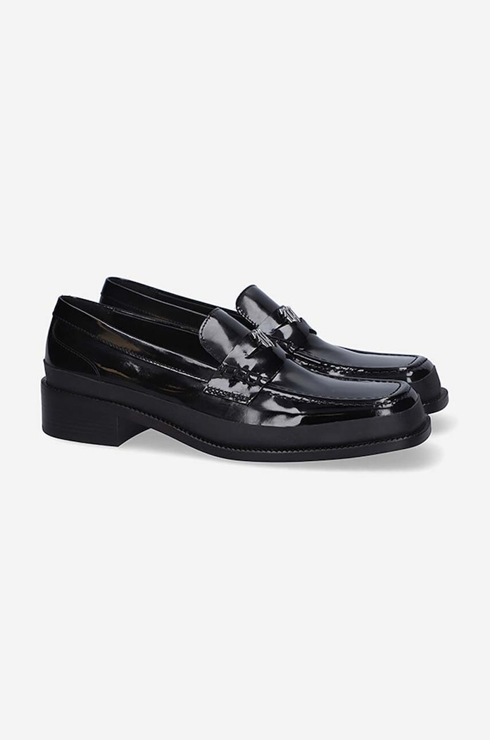 MISBHV mocassini in pelle The Brutalist 3021BW203 nero