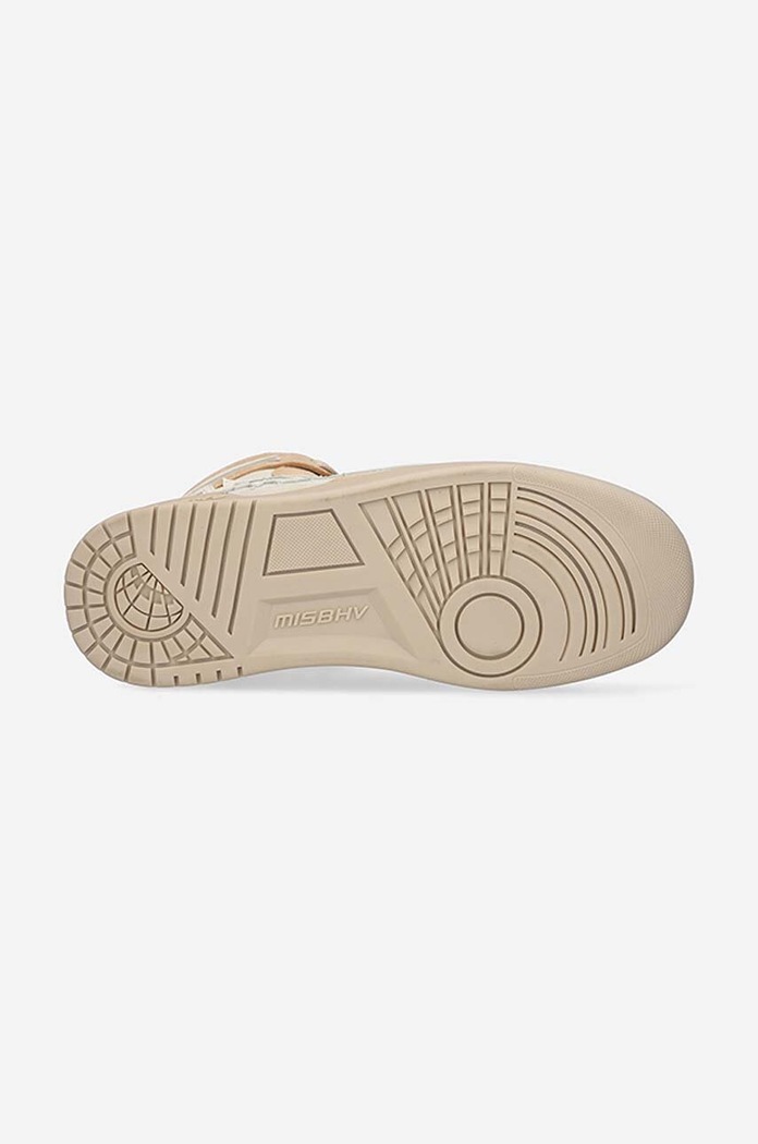 Σουέτ sneakers MISBHV Court 3121BW408 μπεζ AA00