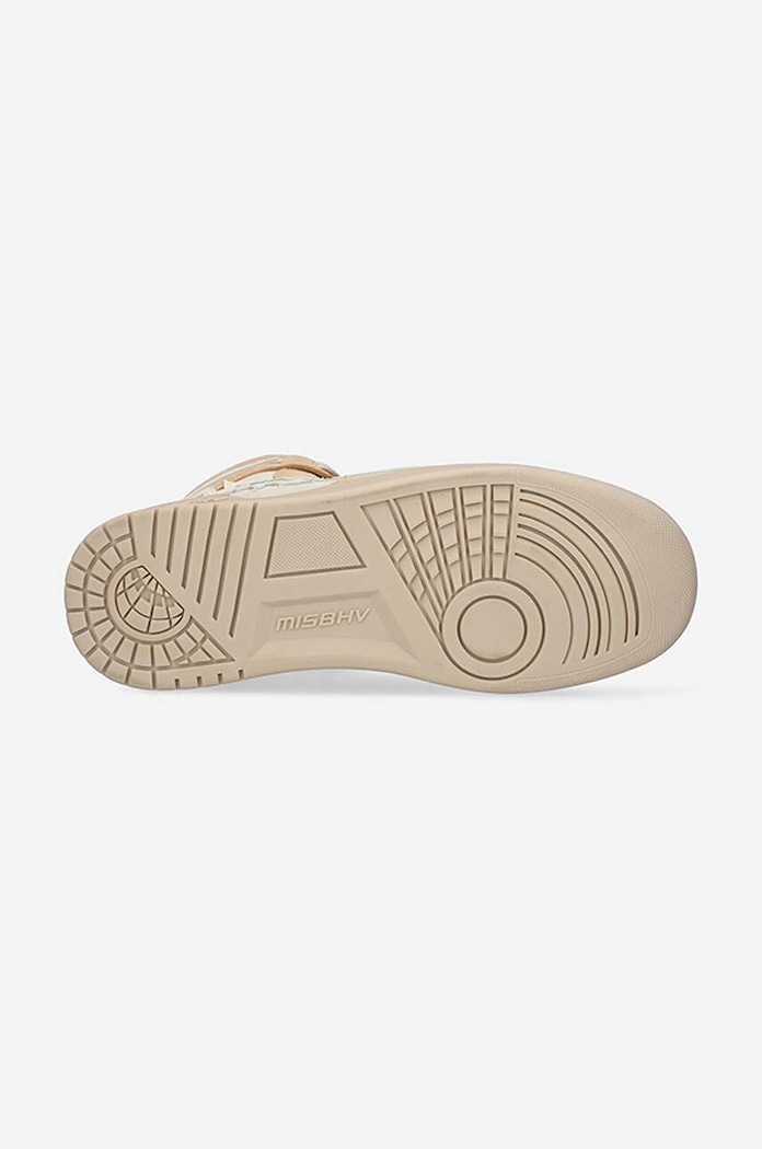 Σουέτ sneakers MISBHV Court 3121BW408 μπεζ AA00